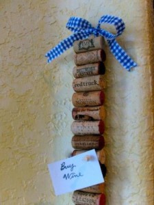 Memo Strip from Wine Corks