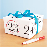 calendar wrapping paper